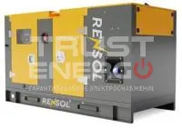 Дизельный генератор Rensol RW110HC в кожухе