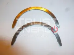 Полукольцо упорного подшипника коленчатого вала верхнее/Upper thrust piece of crancshaft